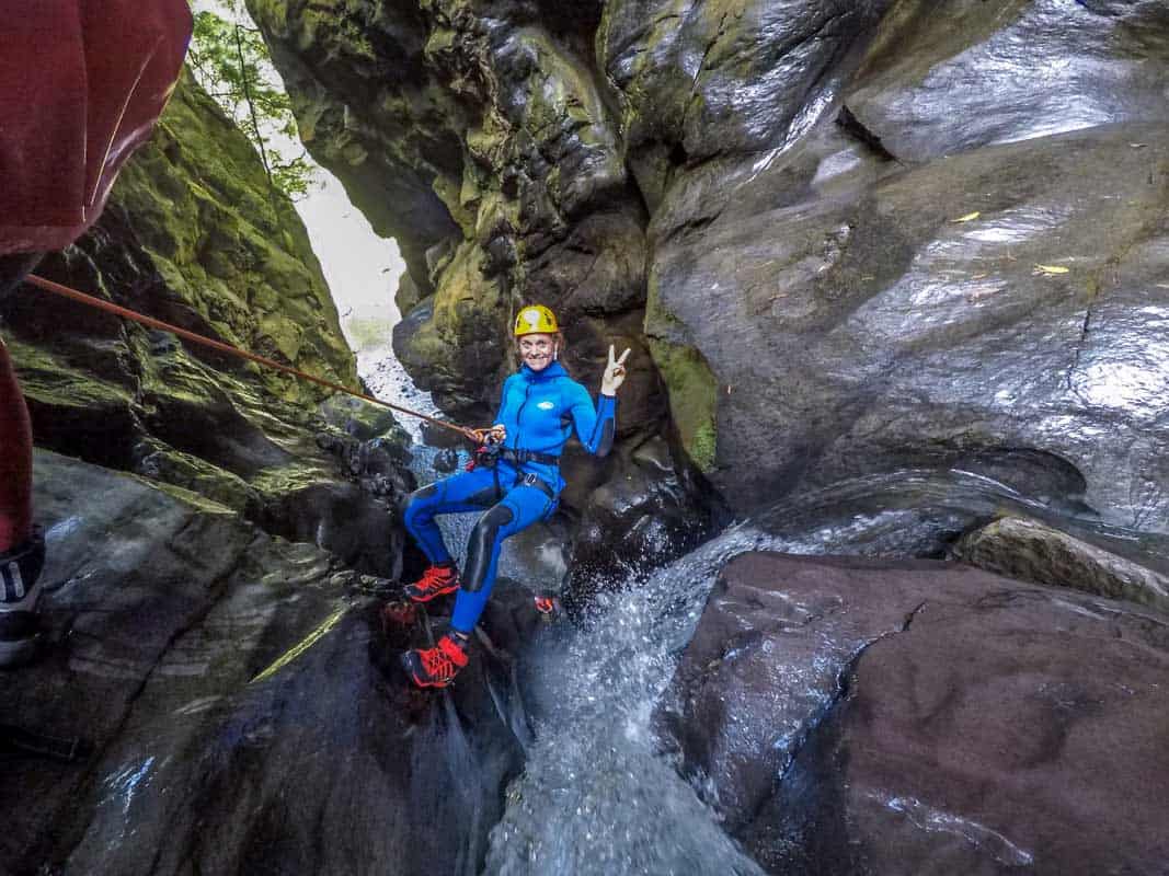 Canyoning and Coasteering