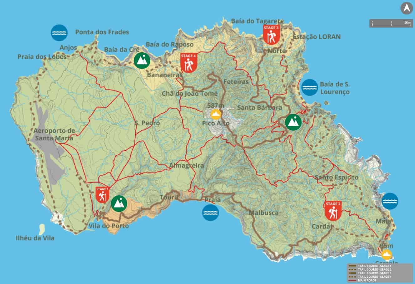 Grande Trilhos the Great Route of Santa Maria